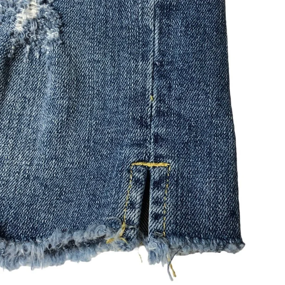 Pilcro and the Letterpress by Anthropologie Slim Boyfriend Denim‎ Shorts Size 28